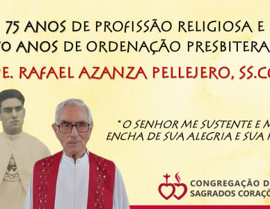 Jubileu de Ordenação Presbiteral e Profissão Religiosa do Pe. Rafael Azanza Pellejero, ss.cc.