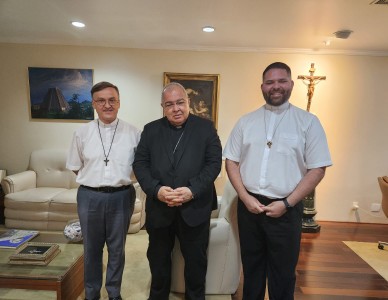 Postulador Geral visita o Cardeal Dom Orani Tempesta - Arcebispo do Rio de Janeiro